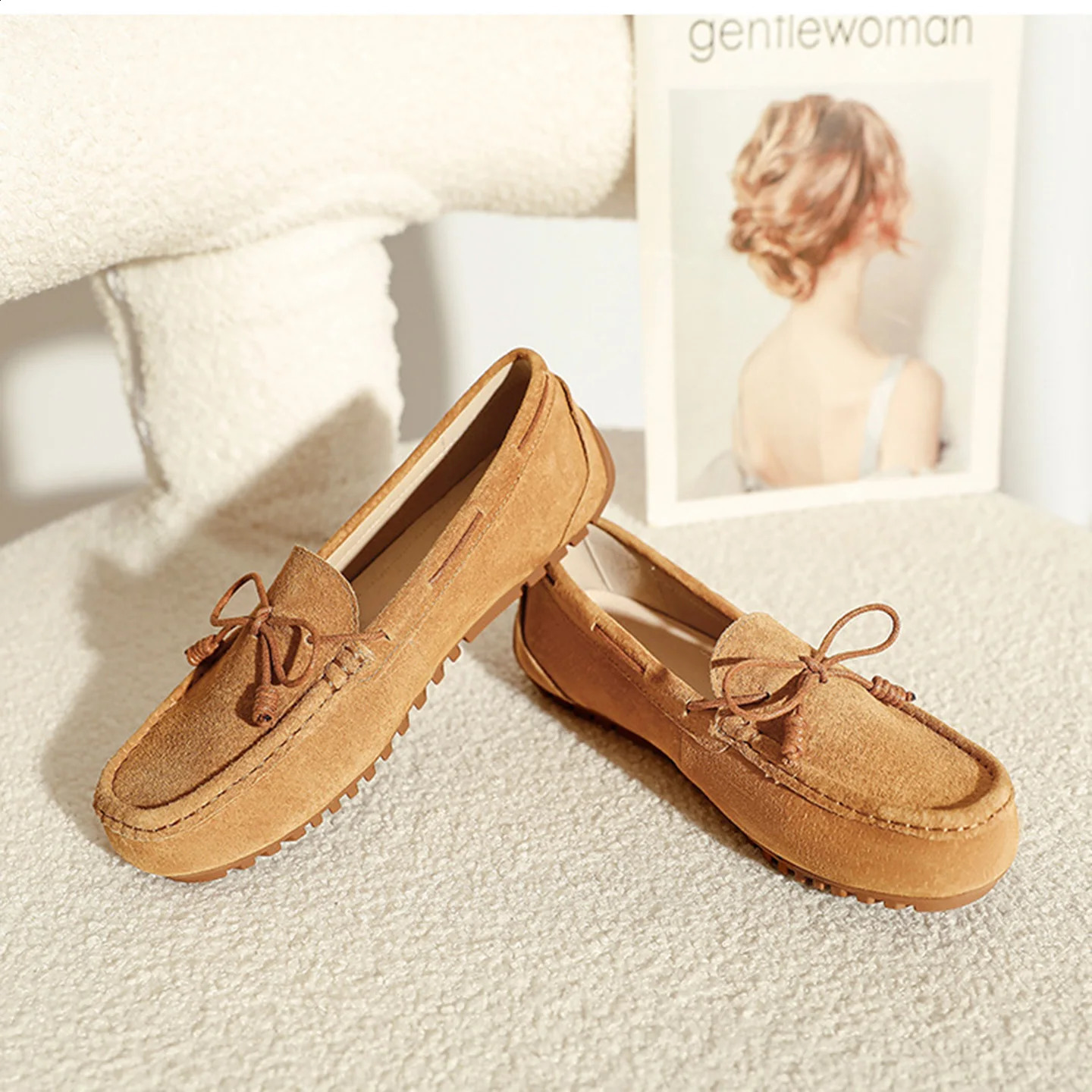 2026 womens flat shoes soft soled ventilate casual comfortable driving women spring summer loafers Moccasins 260626 - view 4