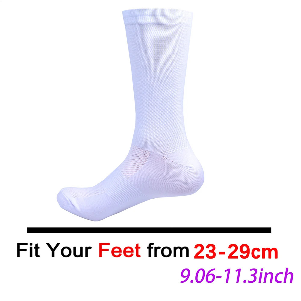 White TREKKING Cycling Socks Non Slip UAE Team Soccer Socks Cushioned Breathable Running Yoga Basketball Bike Sports Grip Socks 260626 - view 3