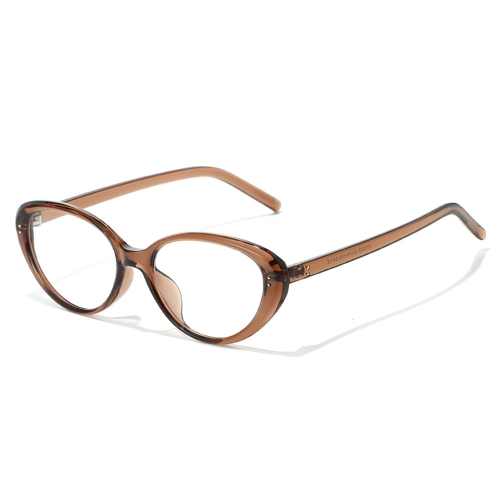 New Lightweight Cat-Shaped Tr90 Eyeglasses, 26 Trendy Retro Flat-Lens Frames For Women, Can Be Fitted With Prescription Lenses, Ins Style - view 3