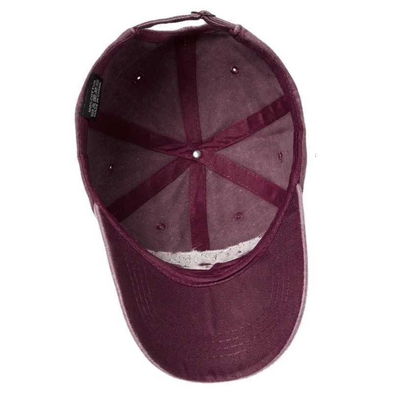 Washed Unisex LEtter Patch Baseball CAPs Spring Autumn Outdoor AdjustabLE Casual Hats Sunscreen Hat Trucker CAPs Gorras M260626 - view 7