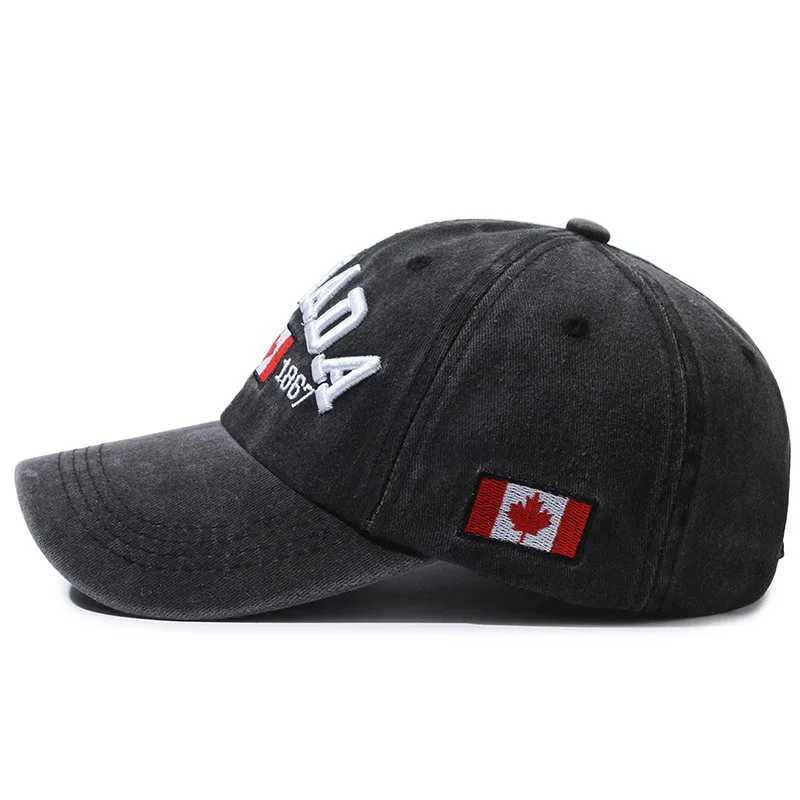 Canada Embroidery Baseball Vintage with Maple Flag Patch - Lightweight and Adjustable Sun Hat for Women and Men M260626 - view 5