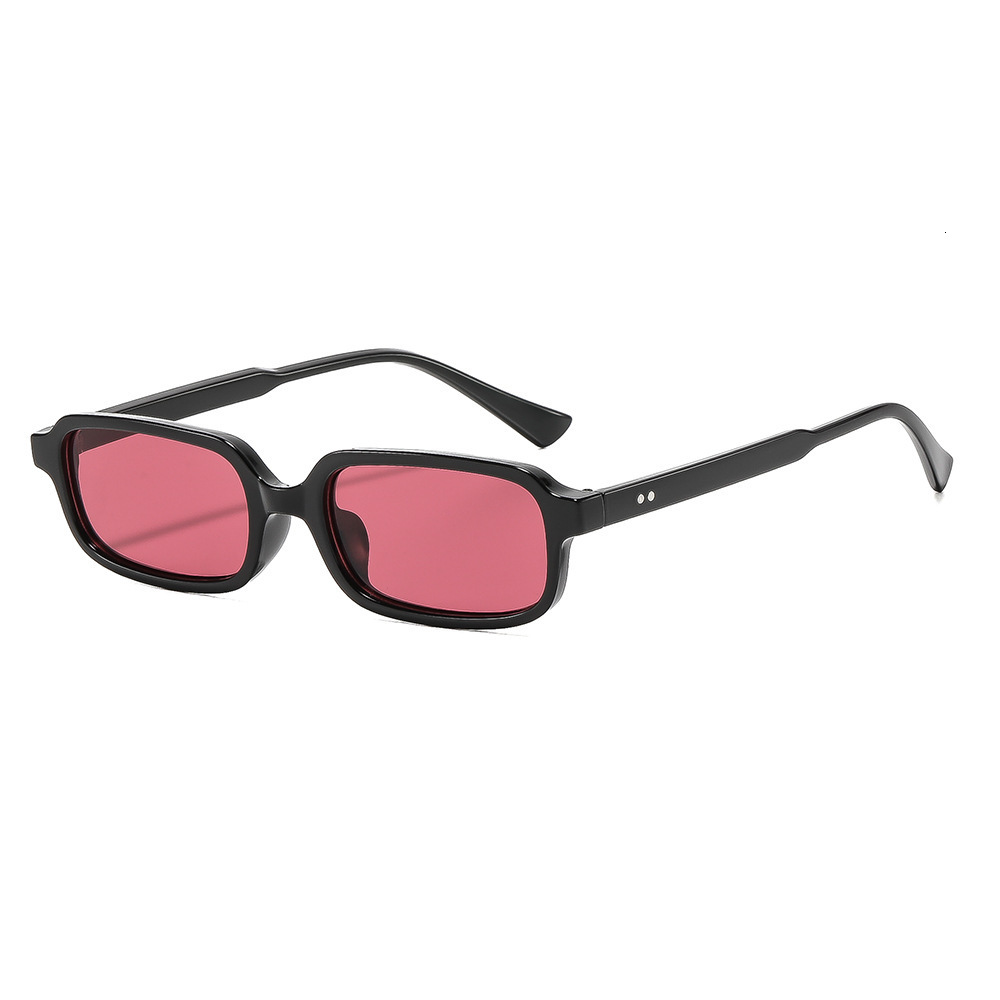 2026 New Bestseller: Small Square Frame PC Glasses With Metal Hinges, Rivets, Thin Legs For Men And Women
