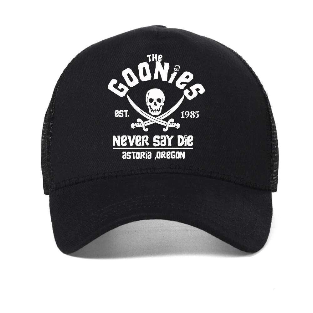 The Goonies Est 1985 Never Say Die Men's baseball cap summer mesh Snapback hat fashion outdoor Causal Breathable sun hats W260626 - view 4