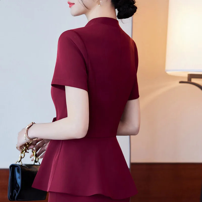 NAVIU Elegant White Blazer Slim Fashion Summer Professional Business Women Work Jacket Office Ladies Coat Tops Outfit 260625 - view 5