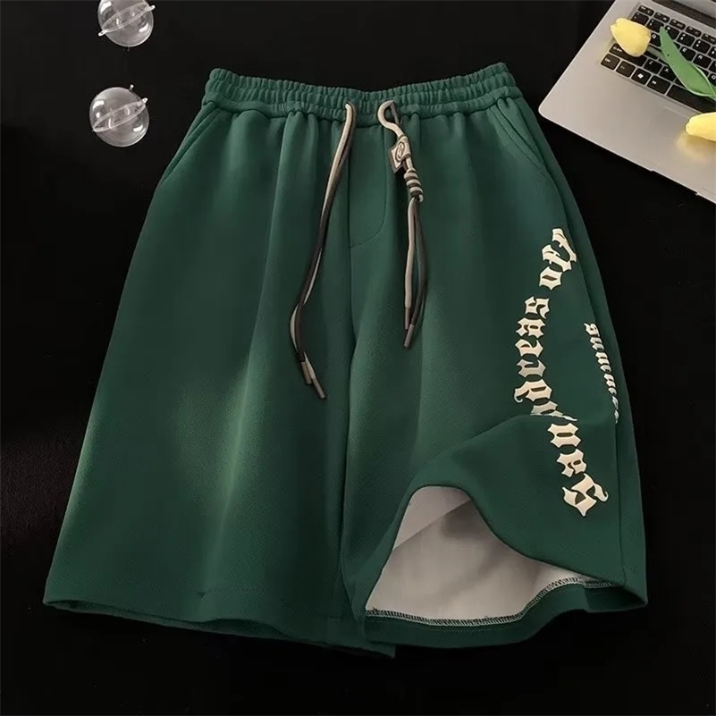 M-5XL Men Shorts Casual Short Pants Oversize Beach Shorts Retro Letters Print Sports shorts Five Points Shorts Mens Clothing i260616 - view 6