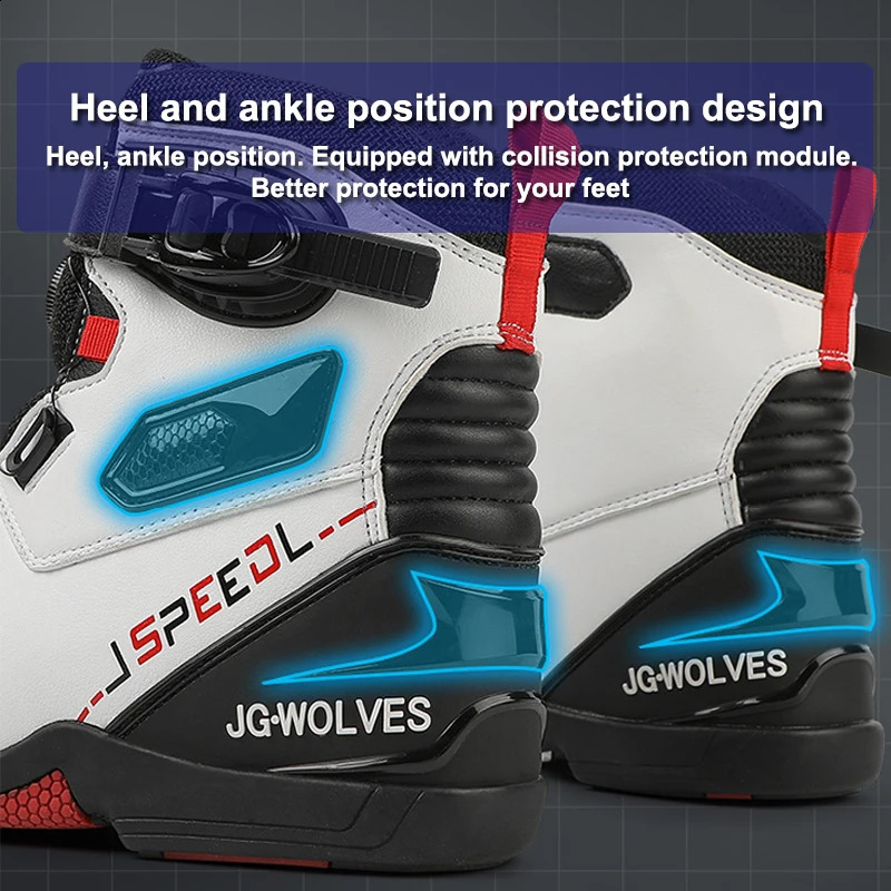 Motorcycle Boots Man Leather Motos Riders Protective Waterproof Nonslip Motocross Mountain Racing Shoes 260626 - view 6
