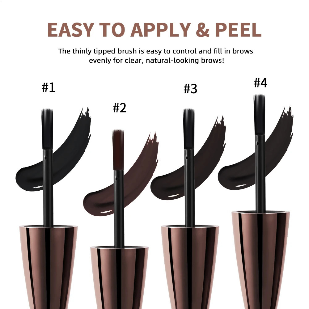 Waterproof Peel Off Eyebrow Gel Tint Semi Permanent Tattoo Brow Tint Transfer-proof For Fuller Defined Looking Brows Makeup 260626 - view 6