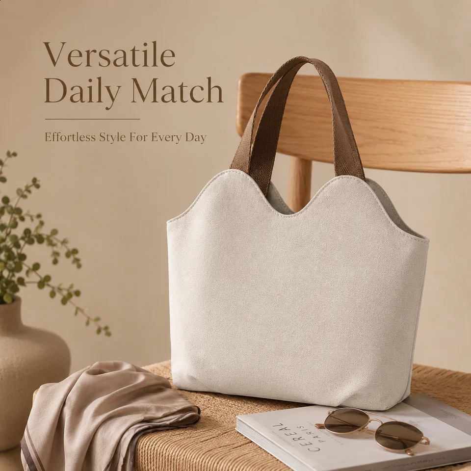 Customized Canvas Tote Bag Wear Resistant Handbag Shoulder Bag Personalized Text Or Pattern Lunch Bag Commuter Mommy Bag 260625 - view 4
