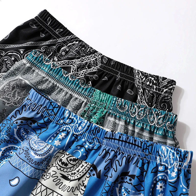 3 Pcs Summer Childrens Holiday Leisure Beach Pants 5 Minutes Big Boy Tie-dye Gradient Shorts Girl Loose Thin Pants Brother Pant 260626 - view 7