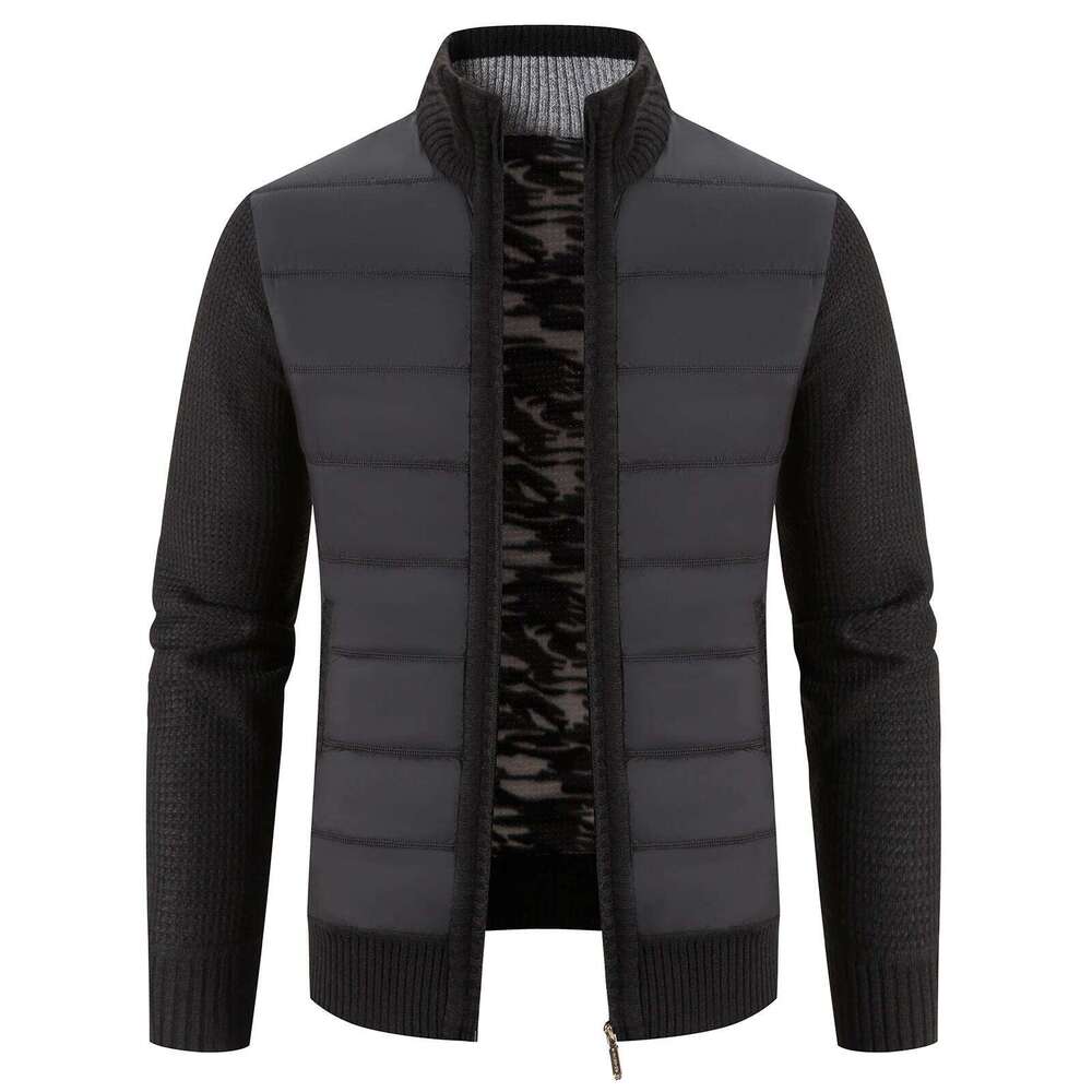 Men's Autumn Winter Sweater Baseball Coat Knit Jacket Korean Jumpers Male Windbreaker Fashion Pullovers Business Casual Knitwear J260626 - view 1