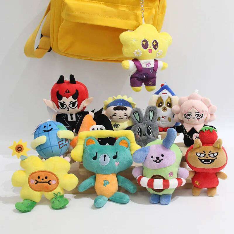 Thailand GMMTV CP Plush Keychain Cartoon Cute Filling PP Cotton Pendant JAIDEE BABII WIN ForceBook AouBoom Fans Birthday Gift 26Y0626 - view 3
