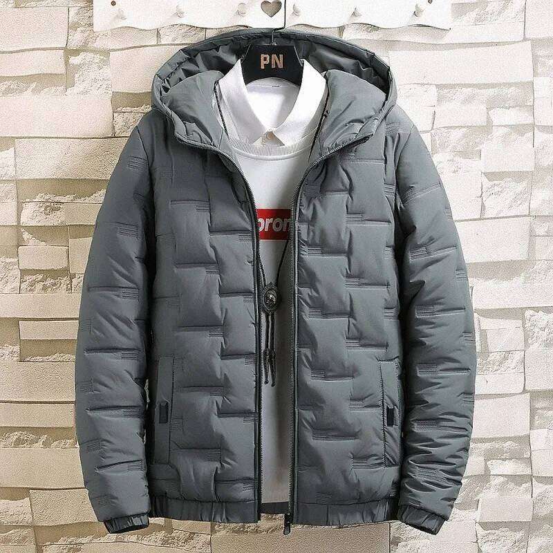 2025 Winter New Men's Baseball Collar Mesh Pressed Lightweight Cotton Jacket Vintage Flight Casual Long Sleeve W260626 - view 5