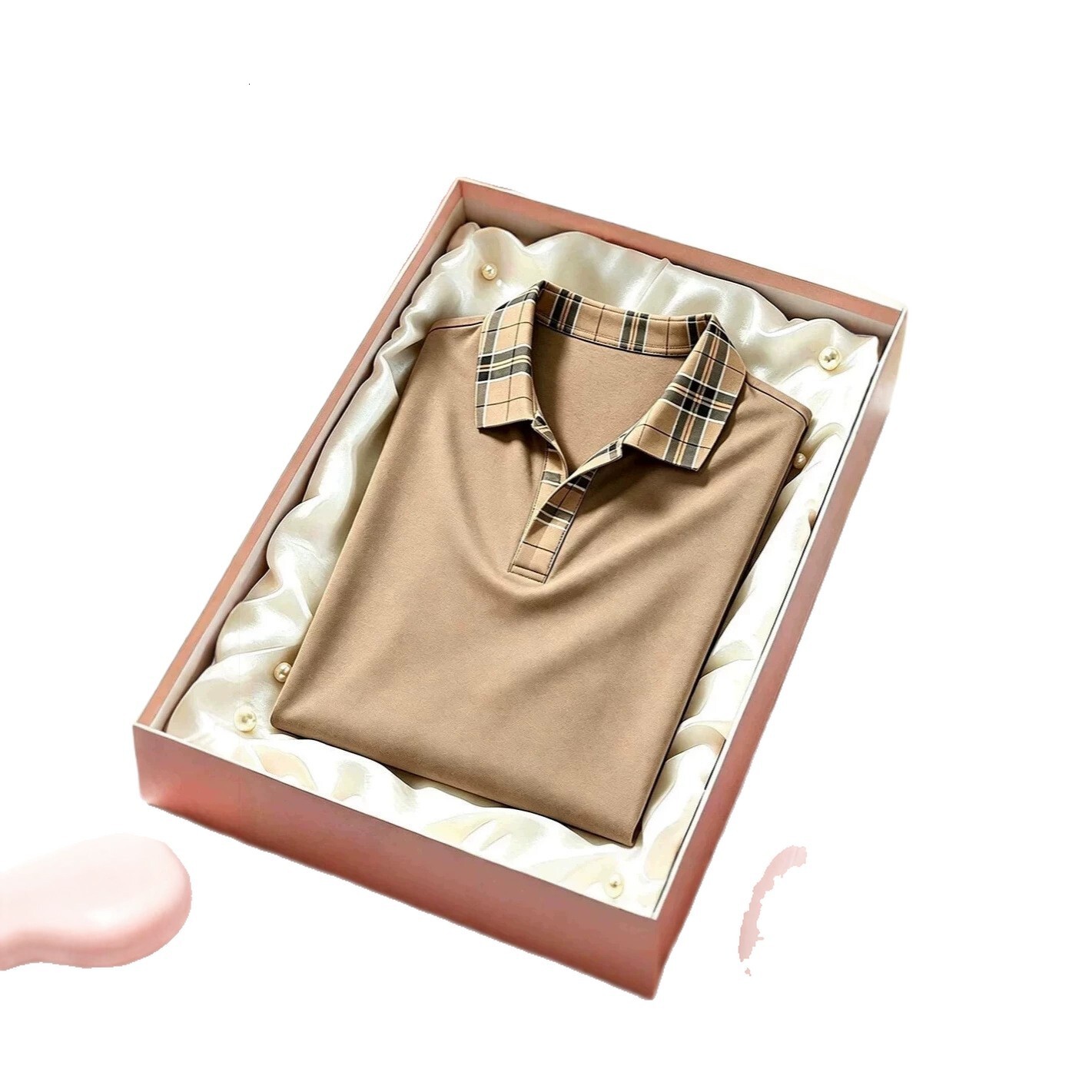 New Short-Sleeve Women's Polo Shirt With A Turn-Down Collar Summer, Plus-Size Casual For Mothers, Solid Color, Slim-Fit, Fashionable Top - view 6