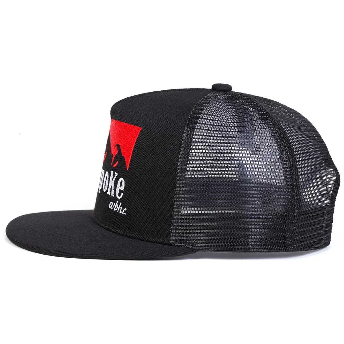 Net Unisex Hip-hop COWPOKE Embroidery Hats Spring Summer Outdoor Adjustable Casual Baseball Caps Trucker Caps Sunscreen Hat M260626 - view 5
