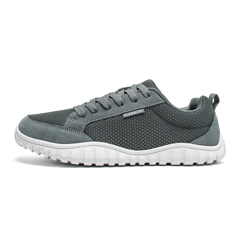 HOBIBEAR Mens Womens Walking Shoes Wide Toe Comfortable Casual Running Sneakers Lace Up Mesh Lightweight Shoes 260626 - view 6