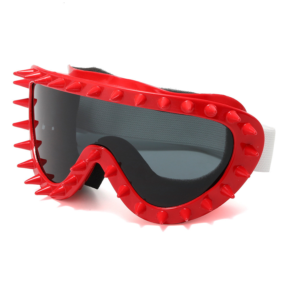 European And American Designer Style Cycling Goggles Personalized Rivet Ski Goggles Men's And Women's Outdoor Sports Windproof Sunglasses Tr - view 3