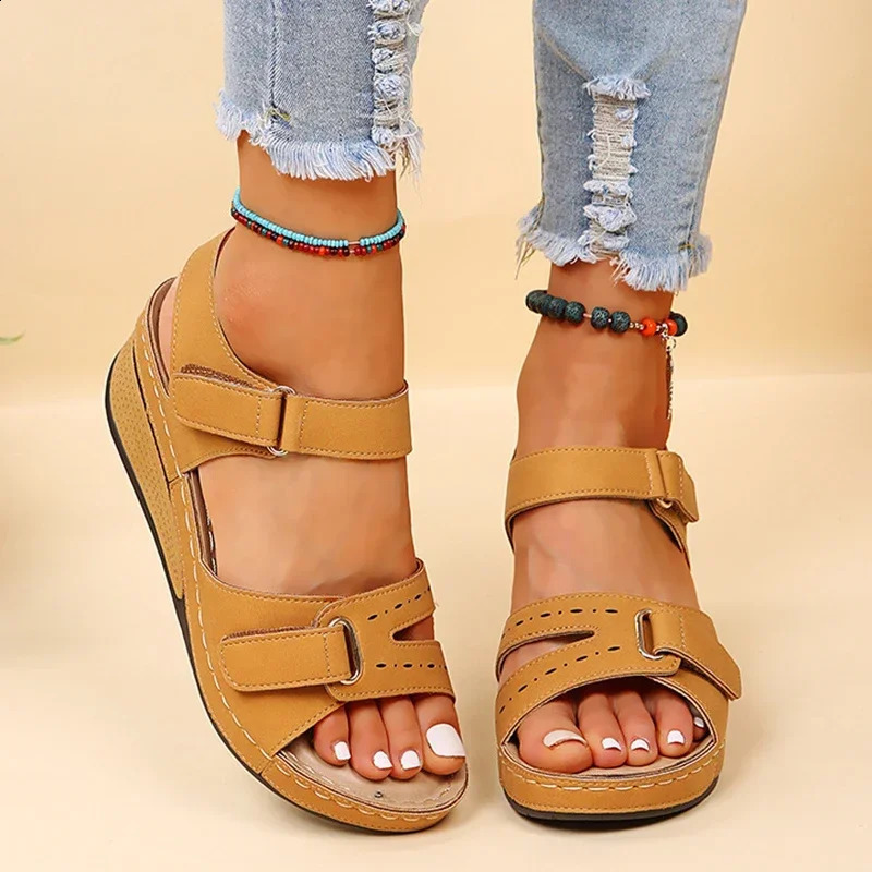 Summer Wedge Sandals for Women Fashion Non Slip Beach Shoes Woman Lightweight Casual Platform Sandalias Mujer Plus Size 260626 - view 6
