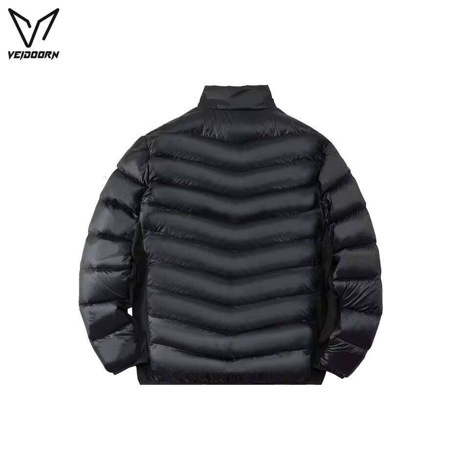 Veidoorn Premium Down for Men Heavy Duty Warm Winter Coat with Real Duck Feather Waterproof Windproof Outdoor Ski Jacket W260626 - view 7