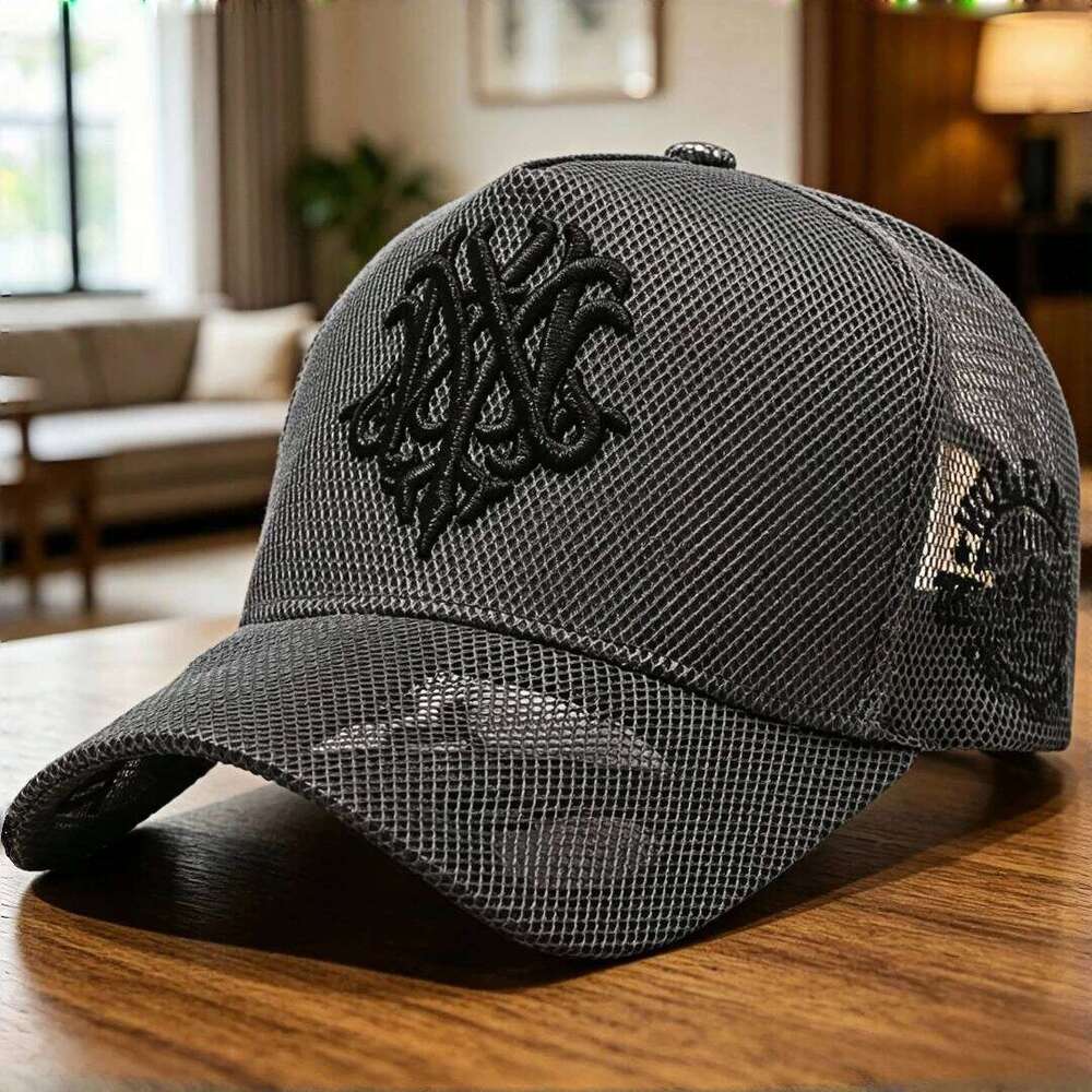 Fashionable classic breathable mesh baseball cap Adjustable summer sun - Popular hip-hop streetwear hat W260626 - view 7