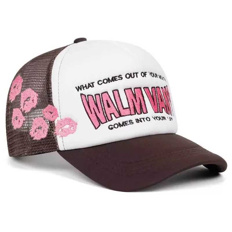 WALM Creative New Baseball Hat VANY Side Lipprint Embroidered Street Hip Hop Hat Daily Leisure Sunshade Hat Unisex Net Hat M260626 - view 4