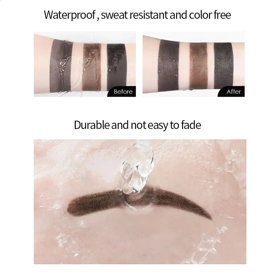 Waterproof Henna Brow Tint Kit Professional Salon Formula Long-Lasting Natural Eyebrow Dye BlackBrown Easy to Use at Home 260626 - view 5