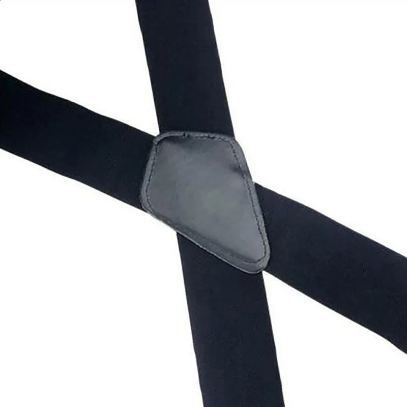 35mm Wide Men Suspenders High Elastic Adjustable 4 Strong Clips Suspender Heavy Duty X Back Trousers Braces 260626 - view 7