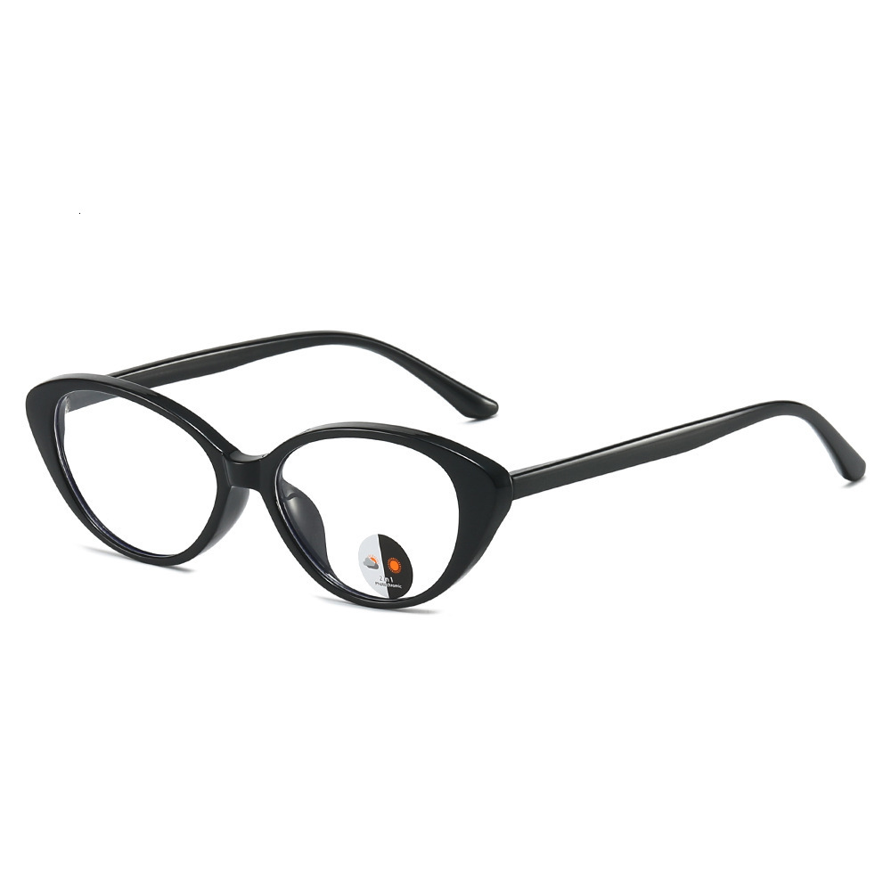 26 Celebrity-Style Small-Frame Cat-Eye Glasses For Women, High-End, Slimming, Anti-Blue Light, Non-Prescription Myopia Frames - view 4
