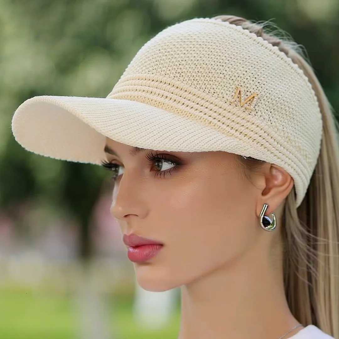 Sun Hat Elastic and Womens Breathable Design Wide-brimmed Sun Hat Suitable for Ponytails M260626 - view 5