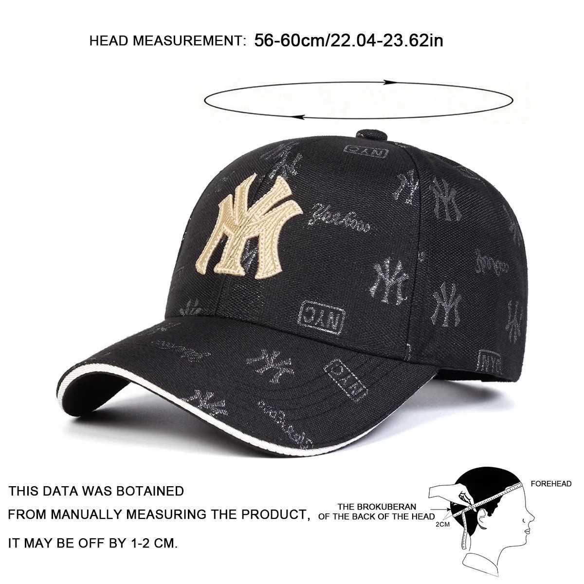 MY Letter Embroidery Baseball Unisex Caps Spring and Autumn Outdoor Adjustable Casual Hats Sunscreen Hat Sports M260626 - view 7
