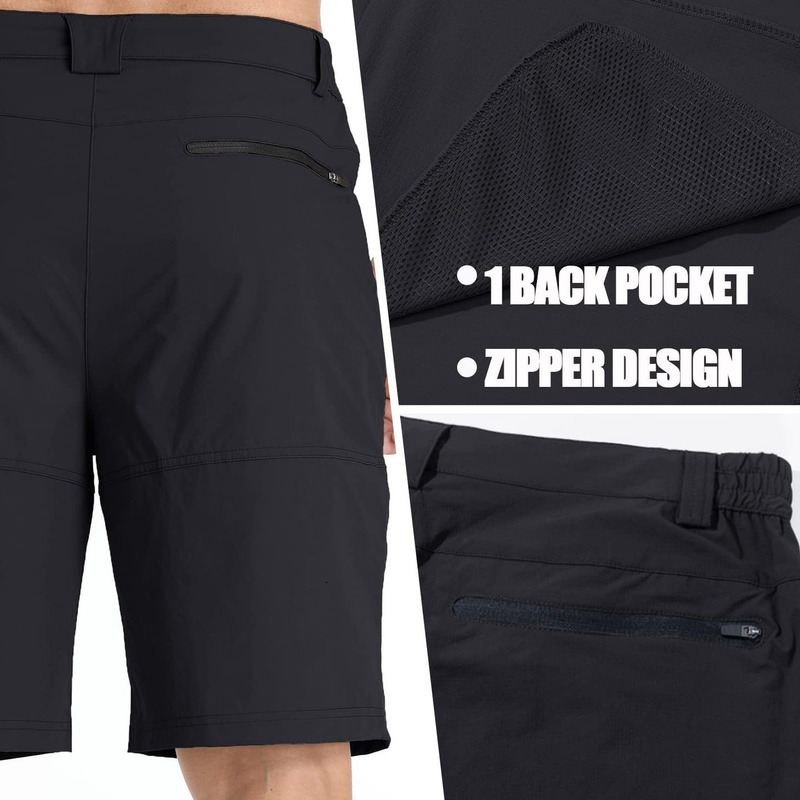 2026 Men's Outdoor Quick Dry Waterproof Cargo Shorts Casual Work Golf Wear Multi Pocket Work Shorts For Men - view 4