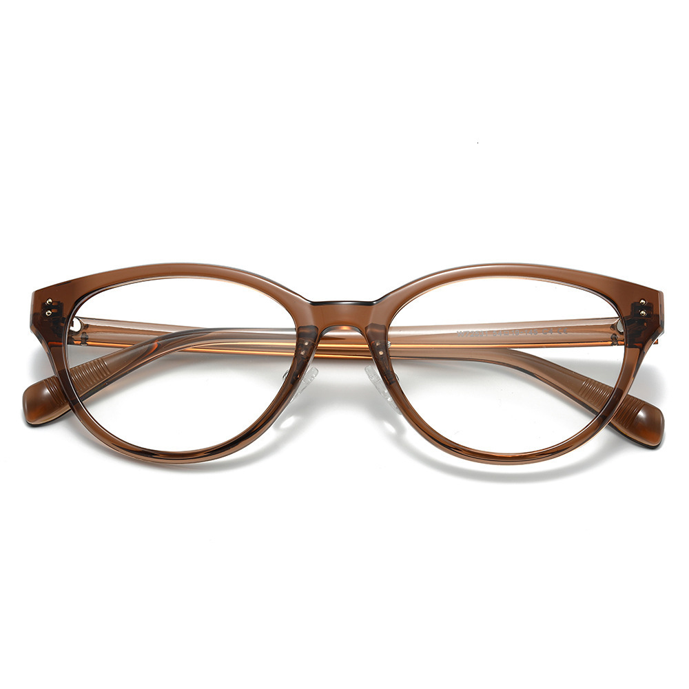 26 New Models Of Tr90 Ultra-Light Large-Frame Cat-Shaped Eyeglass Myopia, Trendy For Men And Women, Popular Flat Lens Frames That Make The Face Look S - view 4
