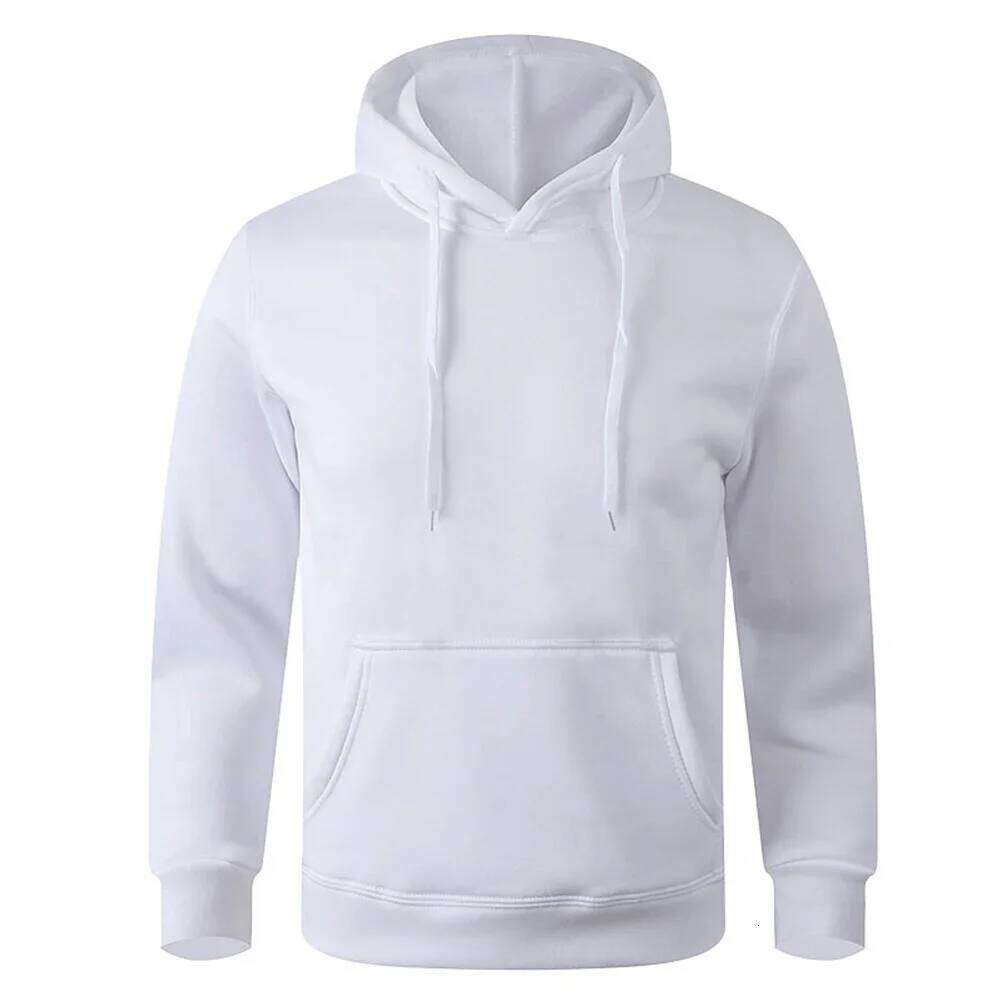 2025 New Men's and Women's Warm Sweatshirt Casual Solid Streetwear Pullovers Sport Fitness Pocket Hoodies Multi Color W260626 - view 5