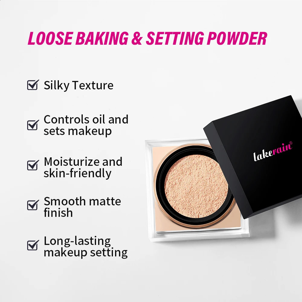 Loose BakingSetting Powder Long Lasting Oil Control Natural Face Matte Waterproof BrighTening Loose Powder Makeup Cosmetics 260625 - view 4