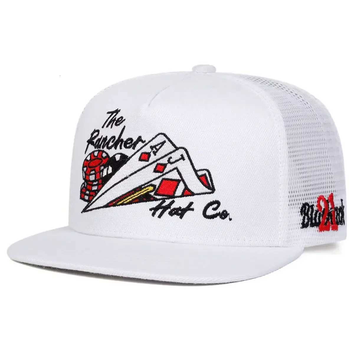 Net Unisex EMbroidery Hip-hop Hats Spring Summer Outdoor AdjustabLE Casual Baseball CAPs Trucker CAPs Sunscreen Hat M260626 - view 5