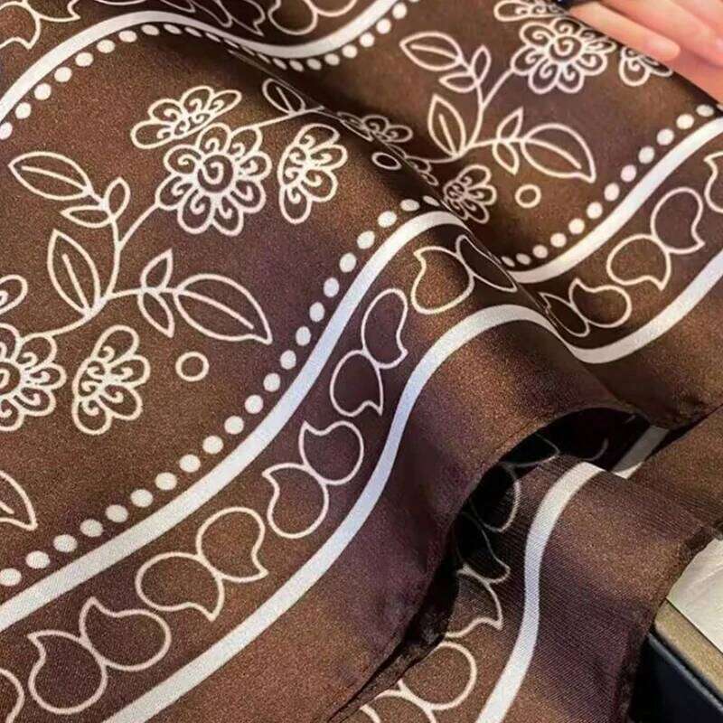 New Paisley Print Scarf for Women Square Hijab Soft Neck Tie Female Fashion Decoration Silk Headscarf 70*70cm Kerchief 26Y06226 - view 4