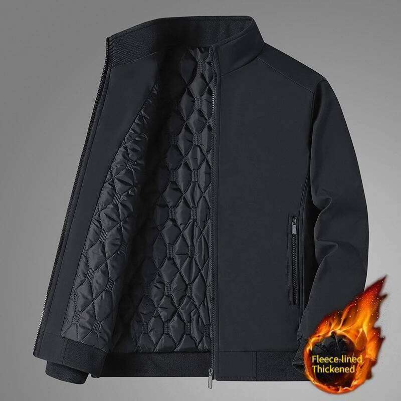 New Warm Padded Inner Jacket Windbreak Thicken Thermal Jackets for Men's Winter Coats Parkas Man Outerwear Blazers J260626 - view 4