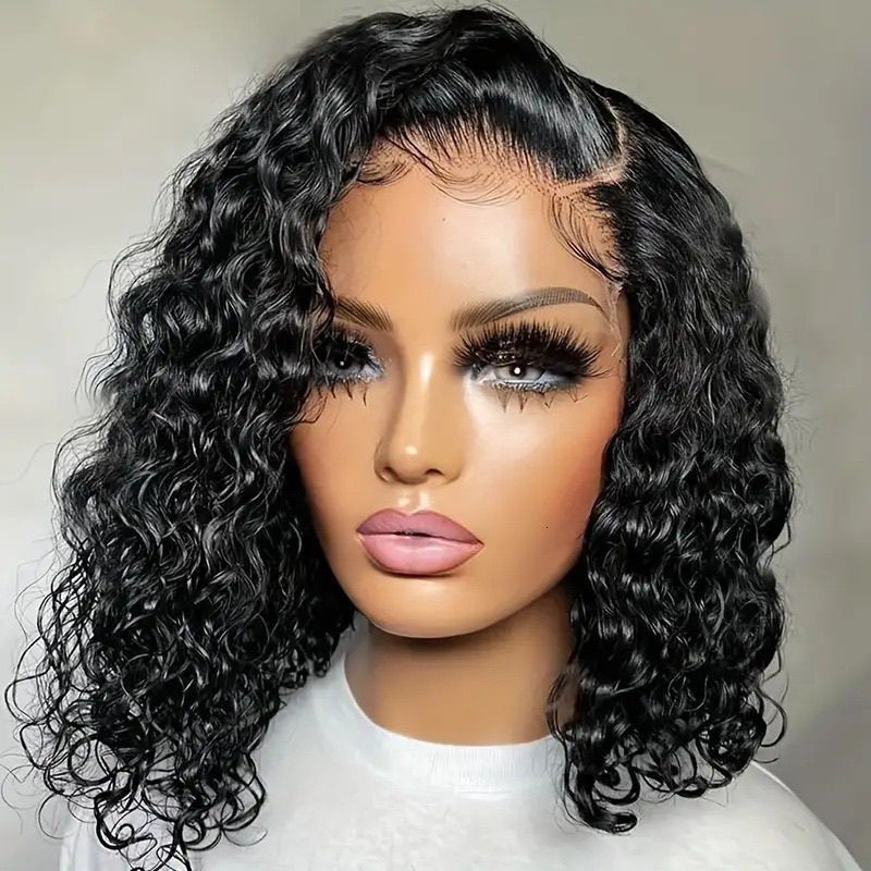 European And American Lace Foreign Trade Fashion African Wig, Cross-Border Curly Hair For Women, Voluminous Synthetic Short Wig With Small Curls - view 3