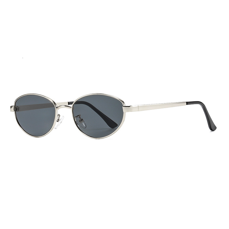 New polygonal a high-end feel, women's cat-eye sunglasses with metal frames, fashionable eyewear wholesale - view 4