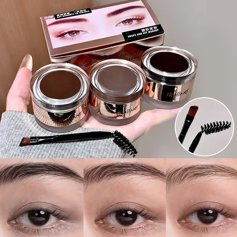Two-in-one eyebrow cream and eyebrow gel wild eyebrows from Europe and America shaping and thickening eyebrow gel 260626 - view 3