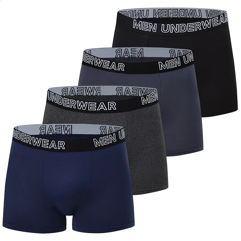 410 Piece Set Of Mens Casual And Fashionable Underwear Comfortable Boxer Shorts Youth Plus Size Sports Cycling Elastic 260626 - view 6