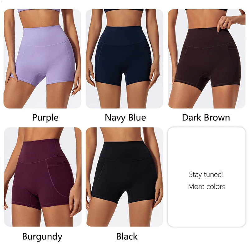 Summer Pocket Style Quick-Dry Sports Shorts Women Gym High Waist Tight Yoga Pants Female Running Breathable Fitness Shorts 260626 - view 5