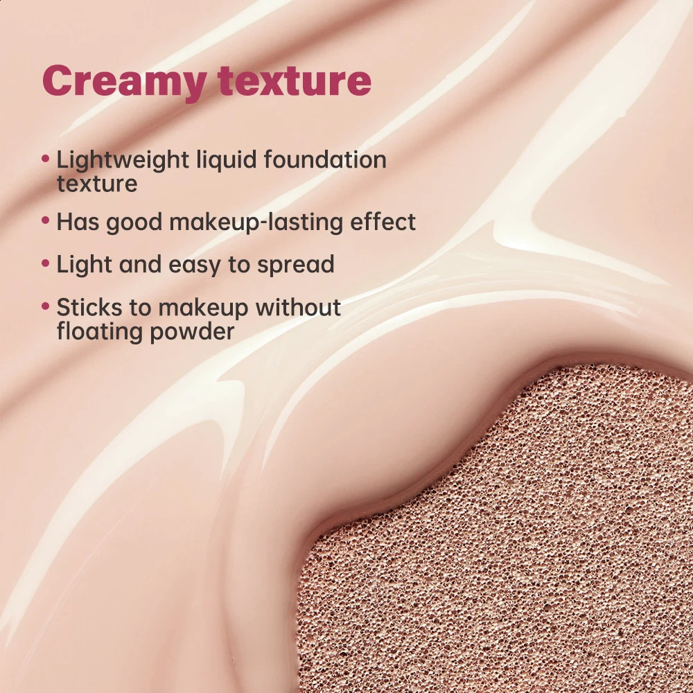 Semi-matte CC Cream Cushion Natural Concealer Whitening Long-lasting Creamy Texture Foundation Face Base Makeup Cosmetics 260625 - view 7