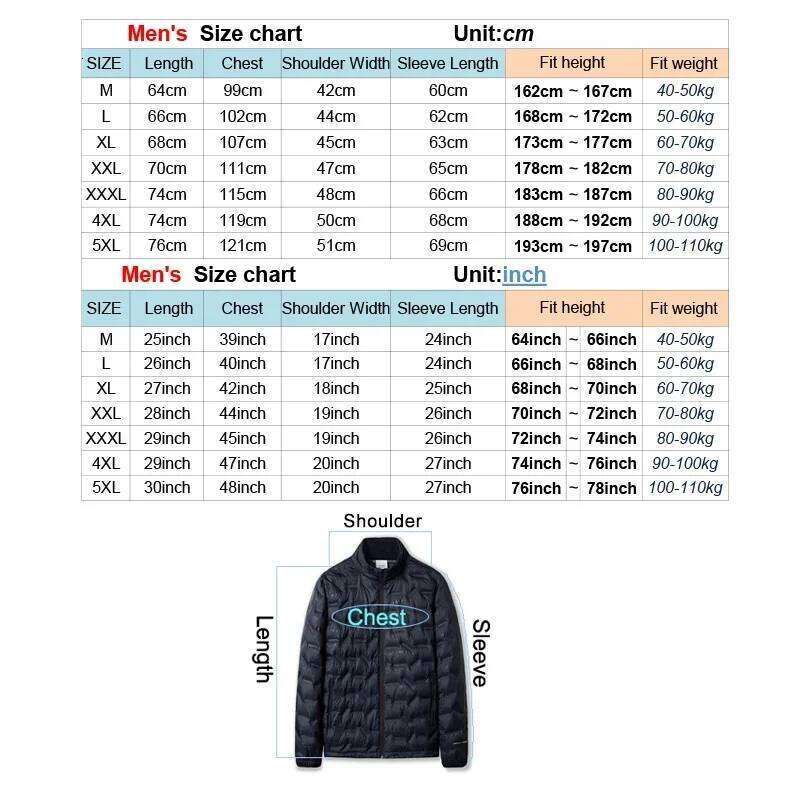 Men's Winter Down Jacket 80% White Duck Down, Waterproof Warm Hiking Climbing Coat for Outdoor Camping, Trekking & Sports J260626 - view 6