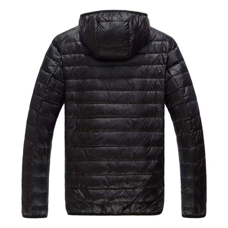 2026 Men's Blue Hooded Coat, Zipper Control Winter Light and Thin Jacket, Fashion Hot Sale Parkas Jaqueta Asian Size M-5XL J260626 - view 3