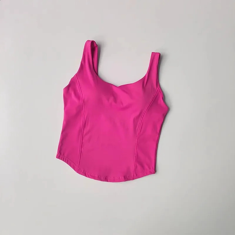 High Strength Back Fitness Tank Top Womens Running Shockproof Sports Bra High Elastic Gathering Nude Yoga Bra for External Wear 260626 - view 4
