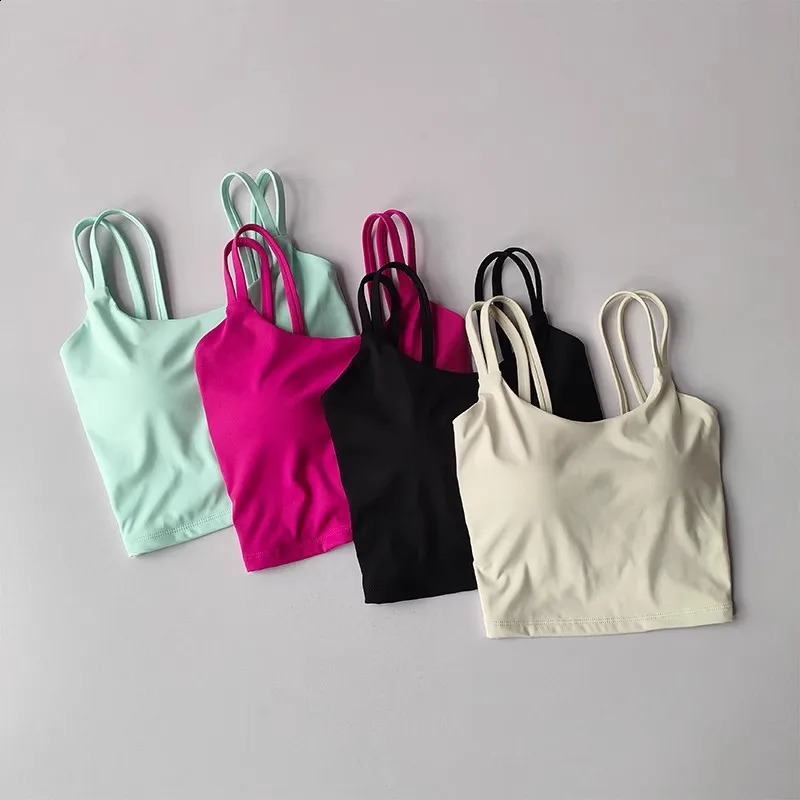 Womens Push up Sports Bra Fitness Yoga Bra Top with Fixed Pads Sexy Back Knotted for Running And Gym Underwear Vest 260626 - view 6