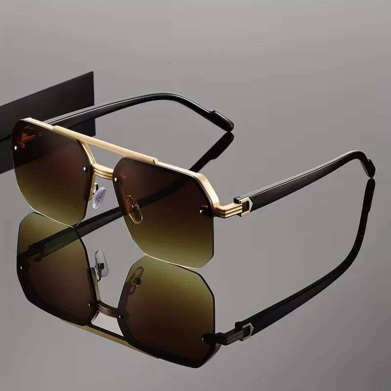 1pc Unisex Pilot Frame Multicolor Classic Personality Fashion Sunglasses For Daily Vacation Beach Party MusicFestival Decoration 26Y0626 - view 5