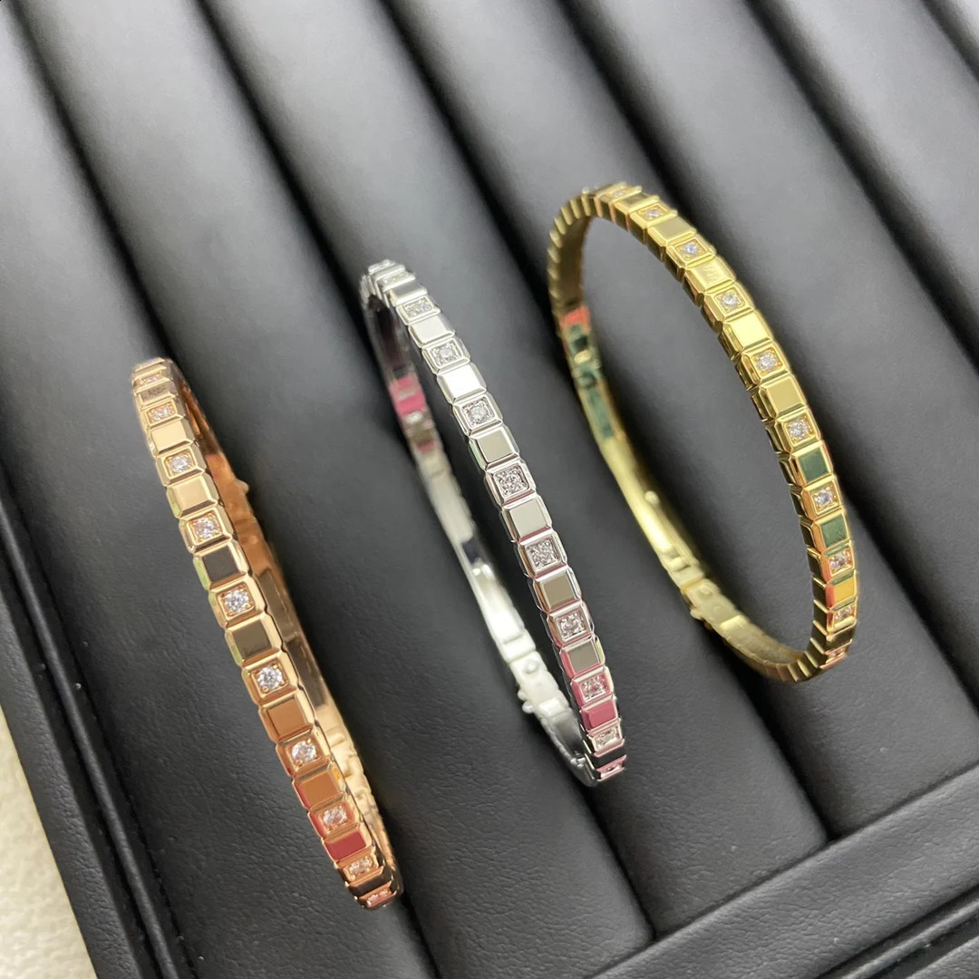 High quality ice cube style diamond inlaid zircon bracelet for women exquisite jewelry 17cm holiday gift 260626 - view 6
