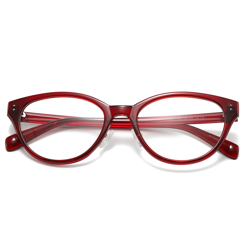26 New Models Of Tr90 Ultra-Light Large-Frame Cat-Shaped Eyeglass Myopia, Trendy For Men And Women, Popular Flat Lens Frames That Make The Face Look S - view 5