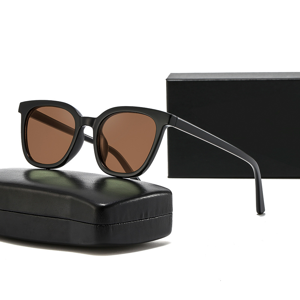 GM for Women New Trendy Men High-end Ins Style Sunglasses Summer UV Protection Internet Celebrity Tea-colored Polarized Glasses wholesale - view 1